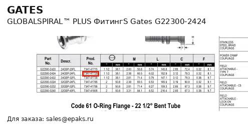 Gates G22300-2424