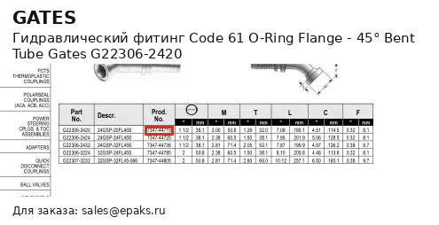 Gates G22306-2420