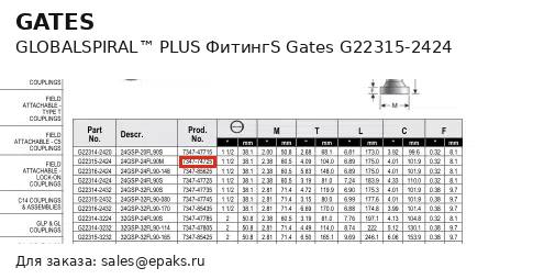 Gates G22315-2424
