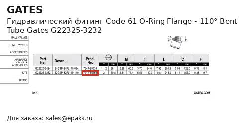 Gates G22325-3232