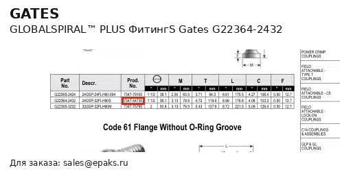 Gates G22364-2432