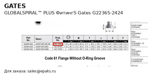 Gates G22365-2424