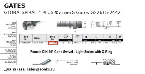 Gates G22615-2442