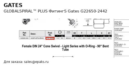 Gates G22650-2442