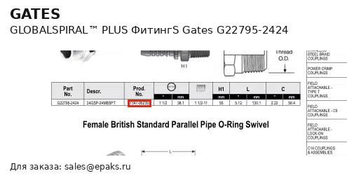 Gates G22795-2424