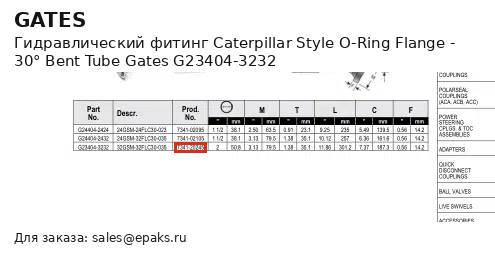 Gates G23404-3232