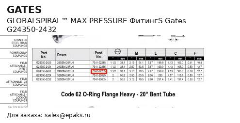 Gates G24350-2432