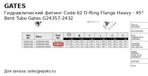 Gates G24357-2432