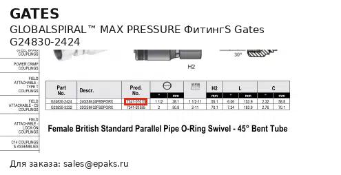 Gates G24830-2424