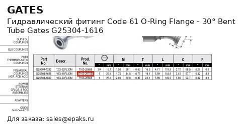 Gates G25304-1616