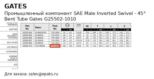 Gates G25502-1010
