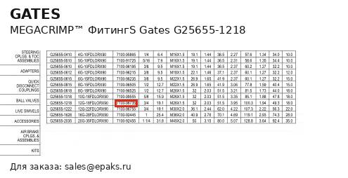Gates G25655-1218