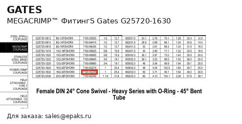 Gates G25720-1630