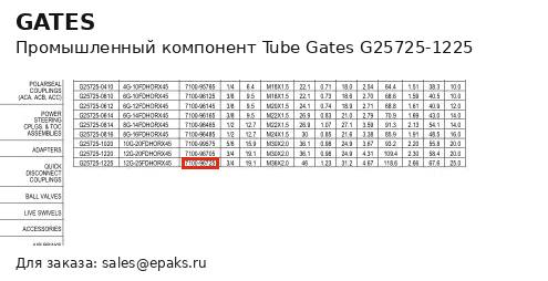 Gates G25725-1225