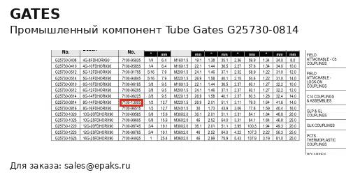 Gates G25730-0814
