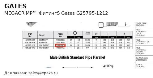 Gates G25795-1212