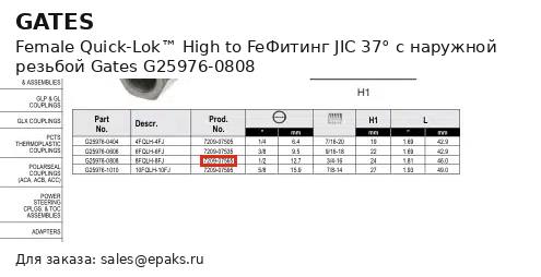 Gates G25976-0808