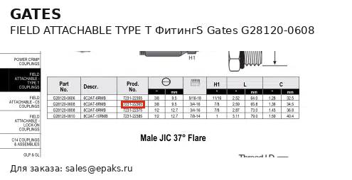 Gates G28120-0608