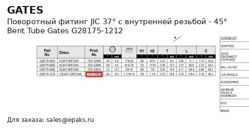 Gates G28175-1212
