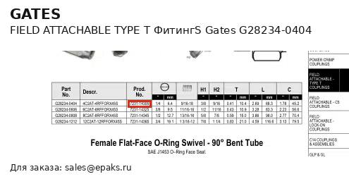 Gates G28234-0404