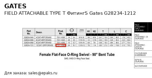 Gates G28234-1212