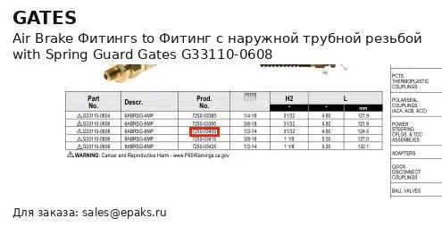 Gates G33110-0608