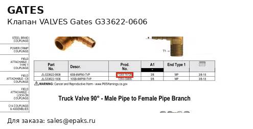 Gates G33622-0606