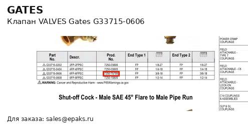 Gates G33715-0606
