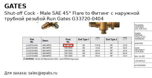 Gates G33720-0404