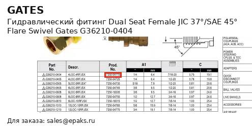 Gates G36210-0404