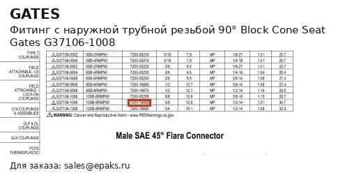 Gates G37106-1008