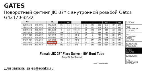 Gates G43170-3232