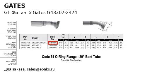 Gates G43302-2424