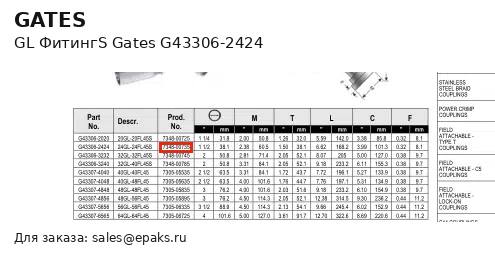 Gates G43306-2424