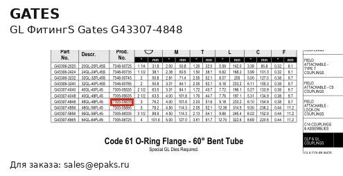 Gates G43307-4848
