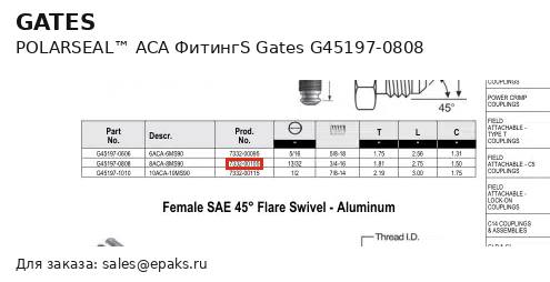 Gates G45197-0808