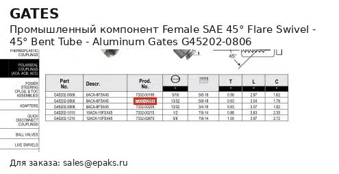 Gates G45202-0806
