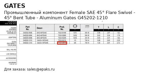 Gates G45202-1210