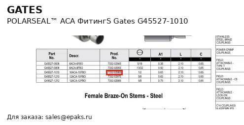 Gates G45527-1010