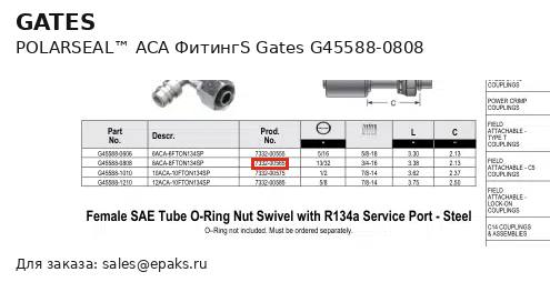 Gates G45588-0808