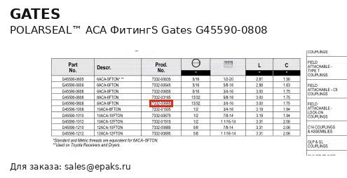 Gates G45590-0808