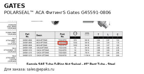 Gates G45591-0806