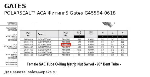 Gates G45594-0618