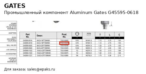 Gates G45595-0618