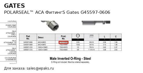 Gates G45597-0606