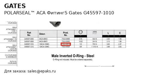 Gates G45597-1010