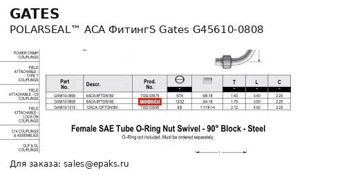 Gates G45610-0808