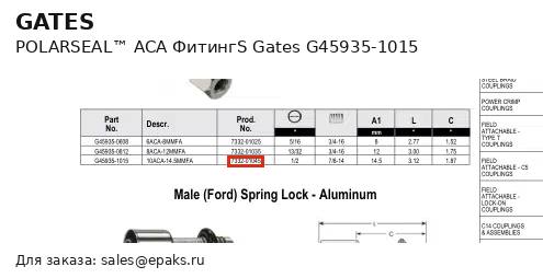 Gates G45935-1015
