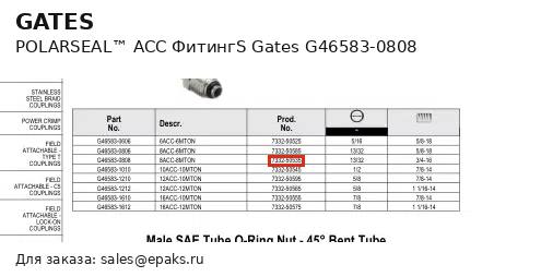 Gates G46583-0808