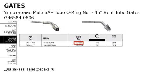 Gates G46584-0606